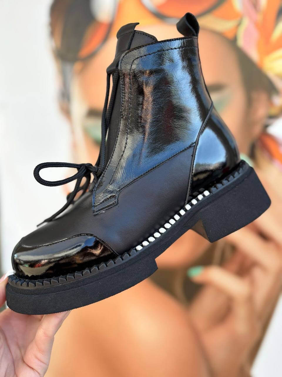 Черевики жіночі Urban Black Gloss 62951